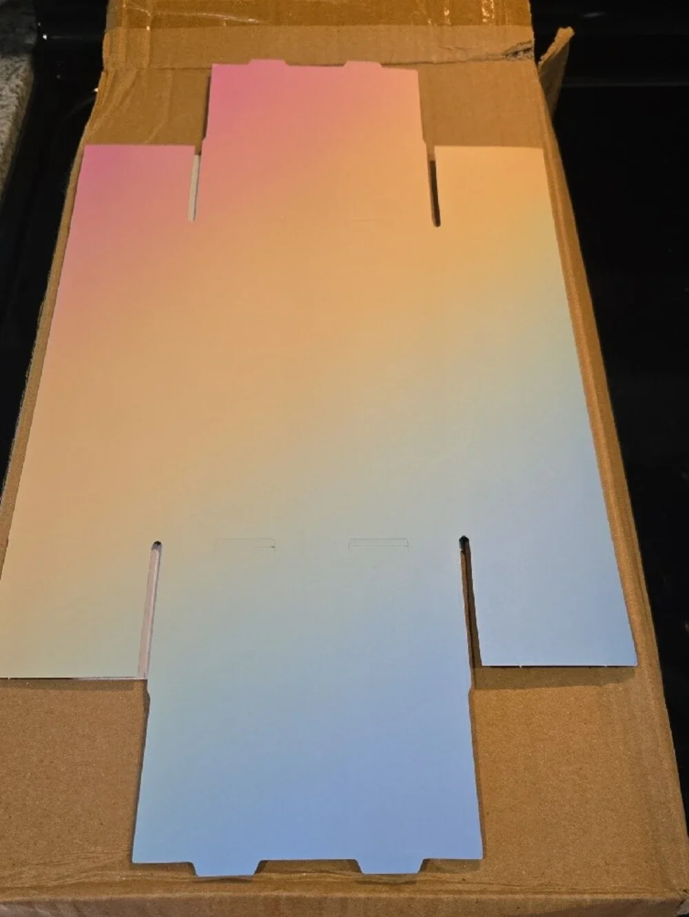 Tri-Color Shipping Boxes for Kids Toys - Pastel Gradient (29 Pack)